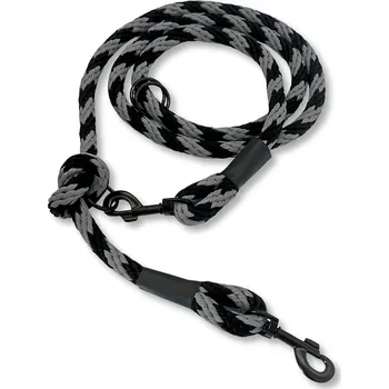 Vodítko pro psa PafDog® Přepínací nastavitelné vodítko 16mm, šedo-černé PAF-746
