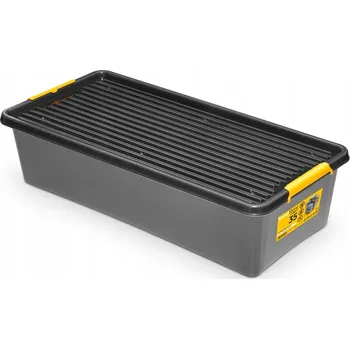 Úložný box ÚLOŽNÝ BOX POD POSTEL ŠUPLÍK KONTEJNER na kolečkách 35l