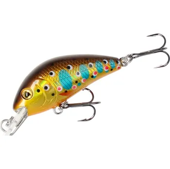 Umělá nástraha MIKADO - Wobler Fishunter Cavalier Plovoucí 4 cm Brown Trout