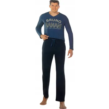 Pánské pyžamo SZACHOWNICA Pánské pyžamo, dvoudílné, bavlněné, s dlouhým rukávem, velikost L