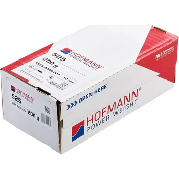 Sada na opravu pneumatiky Hofmann Power Weight 5525-2000-007 Vyvažovací závaží Typ 525, 200 g, Olovo, šedá - pro ocelové ráfky
