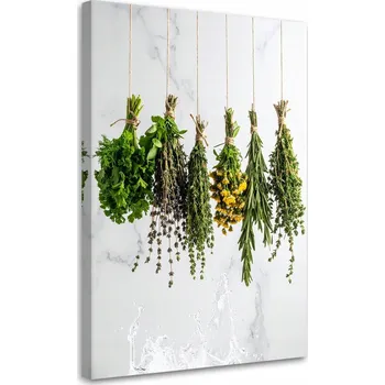 Obraz Obraz do kuchyně jídelny baru, Bylinky koření rostliny 60x90