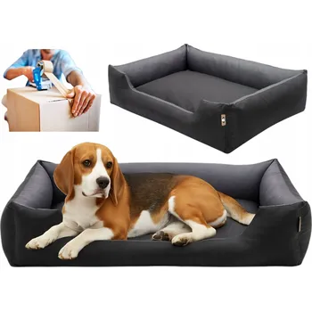 Pelíšek pro psa Pupil Komfort pelíšek pro psa šedý 90 cm x 70 cm