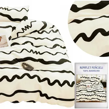 Povlečení Povlečení 200x220 3dílné Bavlněný satén Aida Sada 2x Povlak na polštář