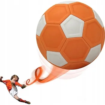 Fotbalový míč DĚTSKÝ FOTBALOVÝ MÍČ ELASTICKÝ GUMOVÝ PRO ZAKŘIVENÍ STŘELY SOCCER BALL
