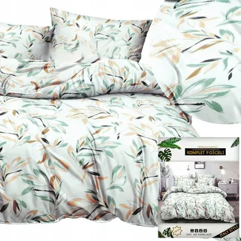 Povlečení DALWIN Povlečení souprava s povlaky na polštáře 70x80 bavlněný satén 200x220 3 Č.