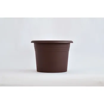 Květináč Plastia Květináč Narcis ø 30 čokoláda