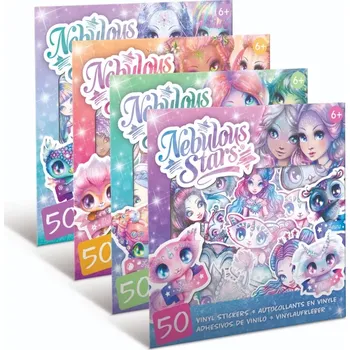 samolepka Nebulous Stars dekorativní vinylové samolepky set 50 ks
