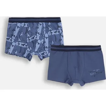 Boxerky Dětské boxerky Coccodrillo 2-pack tmavomodrá barva, PANTS ZC5409513PAN 59X, vel. 116-122