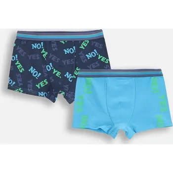 Dětské boxerky Coccodrillo 2-pack ZC5409504PAN modrá 55X, vel. 152-158