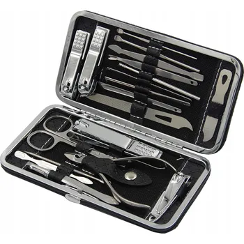 Pánská sada na manikúru a pedikúru – profesionální, 19 nástrojů pro péči