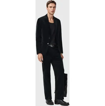 Pánské kalhoty Bavlněné kalhoty AllSaints SAGA pánské, černá barva, M018QD 99X, vel. 36