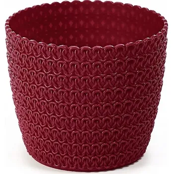 Květináč Plast Květináč červený Lamela 21,5 cm x 36 x 31,5 cm