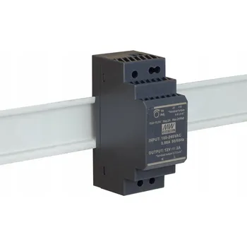 Napájecí zdroj pro osvětlení Napájecí zdroj na DIN lištu Mean Well HDR-30-12 12V DC 2A 24W