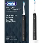 Oral-B Pulsonic Slim Clean 2000 Black elektrický kartáček na zuby, černá, 396208