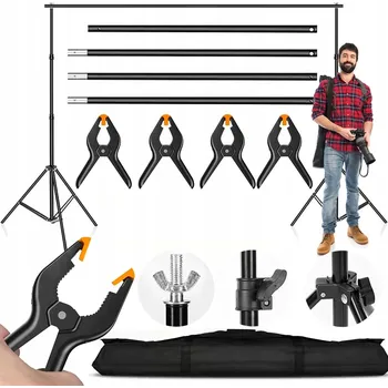 Fotopozadí STATIV PRO FOTOGRAFICKÉ POZADÍ SADA 280x300cm