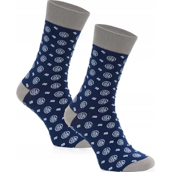 Pánské ponožky Betlewski Ponožky BSM-02 modré, velikost 39-42