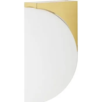 Nástěnné svítidlo NOWODVORSKI ZLATÁ NÁSTĚNNÁ LAMPA MLÉČNÁ KOULE 10525 ALOE