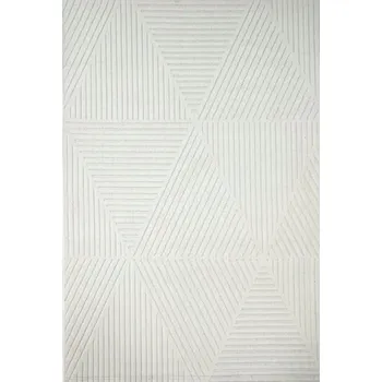 Koberec KRÉMOVÝ KOBEREC 80X150 CM SVĚTLÝ VZOR DO LOŽNICE OBÝVACÍHO POKOJE CAMPINO 210 CREME