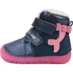 D.D.Step Barefoot zimní boty W073-52684 Royal Blue EUR 22