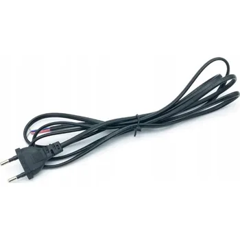 elektrický kabel Připojovací kabel 2,5m 2x0,5 ČERNÝ