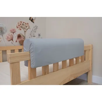 Prostěradlo Chránič na postel Ourbaby - Jersey - Světle šedý