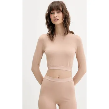 Pánské tričko Tričko s dlouhým rukávem Guess MATILDE O5BI02.K1800 béžová 80X, vel. M/L