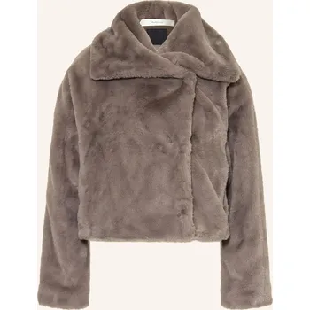 Dámský kabát Inwear Dámská Bunda Z Umělé Kožešiny Yoboiw, šedá, 36