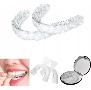 Chránič zubu RELAXAČNÍ DLAHA PROTI SKŘÍPÁNÍ ZUBŮ BRUXISMUS MAGNETICKÁ NÁSTAVEC ČERNÁ