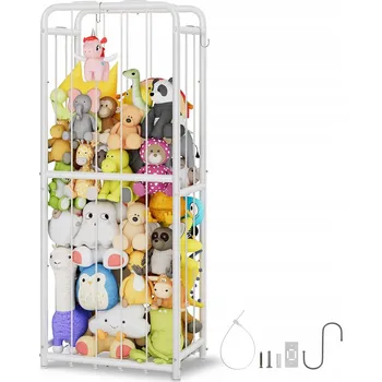 Úložný box Úložný box / kontejner na hračky, plyšáky, medvídky do dětského pokoje, velký 147 cm bílá