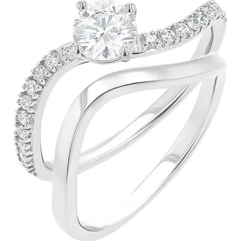 Šperk Něžný zásnubní set atypických prstýnků s lab-grown diamanty Lisa