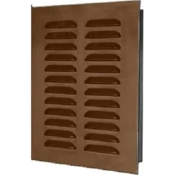 Větrací mřížka Ventilační mřížka Ventilační Dospel hnědá