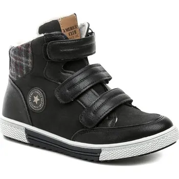 Dívčí zimní obuv American Club GC19-21 černé dětské zimní boty EU 32 + DÁREK