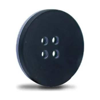 Knoflík Knoflík 20mm, černý, matný