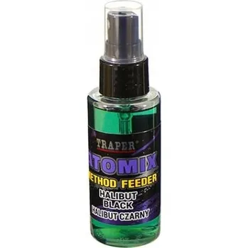 Boilies Atraktor Traper Atomix Method Feeder 50g Halibut černý