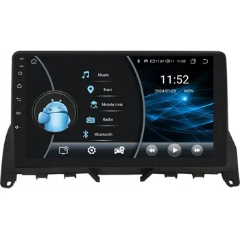 Autorádio 2DIN AUTORÁDIO S NAVIGACÍ ANDROID MERCEDES C W204 S204 CARPLAY DSP 2/32 GB LTE