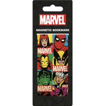 Doplněk ke knize Marvel magnetická záložka Retro Grid