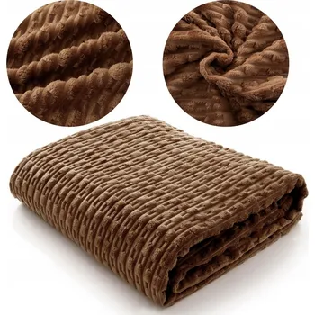 Prostěradlo Deka 200x220 Mikrovlákno Měkká Nadýchaná Lisovaná Jednobarevná Ivana 02