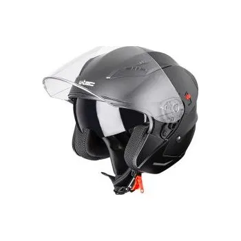 Helma na motorku Moto přilba W-TEC Putta - matně černá-bronzová, M(57-58)