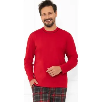 Pánské pyžamo Pánské pyžamo Italian Fashion Rusoli - bavlna Červená 2XL