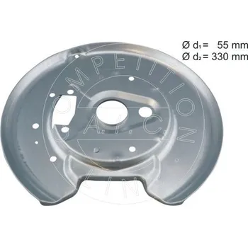 Brzdový kotouč Ochranný plech proti rozstřikování, brzdový kotouč A.I.C. 57610