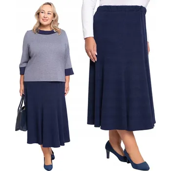 Dámská sukně Sukně rozšířená midi velikost 60/62