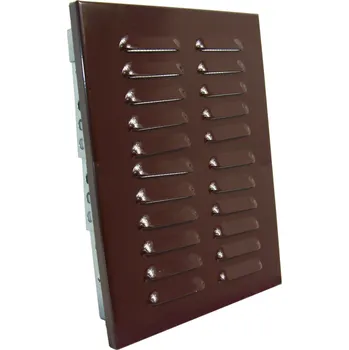 Větrací mřížka Ventilační mřížka Ventilační Dospel hnědá