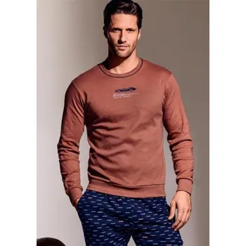 Pánské pyžamo Pánské pyžamo Infiore 752987 cihlová M