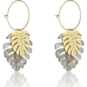 Náušnice Emily Westwood Módní pozlacené náušnice kruhy 2v1 Nina EWE23094G + 2 měsíce na vrácení zboží