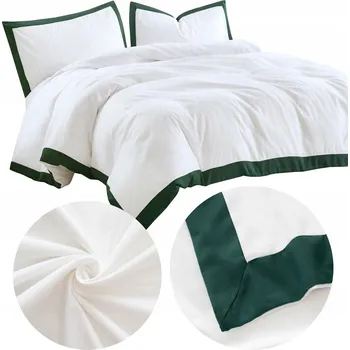 Povlečení Povlečení 200x220 3dílné Bavlněný satén Hampton Fausto s ozdobnou lištou