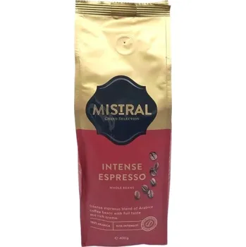 Balírny obchodu a.s. Poprad Mistral Selection Intense Espresso zrnková káva 400 g