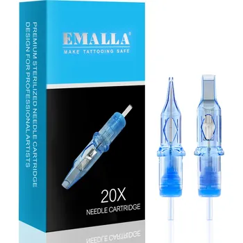 Tetovací jehla Cartridge Emalla Eliot 1014RL 20 KS - Profesionální jehly na tetování
