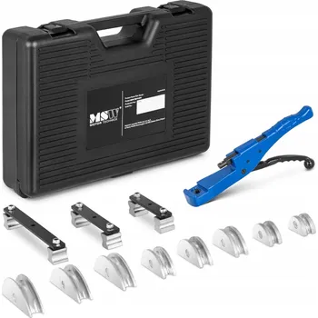 RUČNÍ OHÝBAČKA TRUBEK NA MĚĎ, PEX, XPAP 10-22MM, 8 HLAVIC