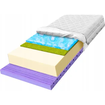 Matrace H# matrace pro děti 70x140 kokos ultra měkká zónová 15 cm